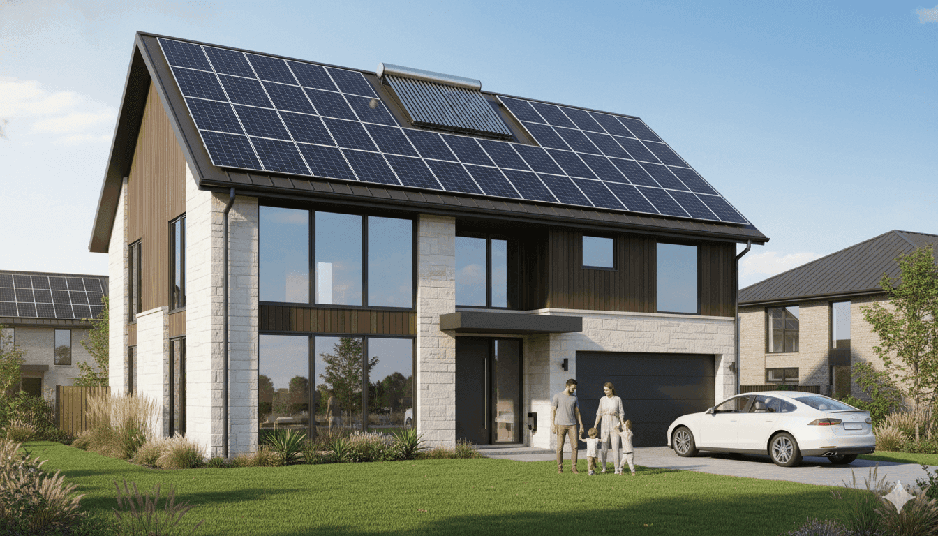 1. Solar Panels Capture Sunlight